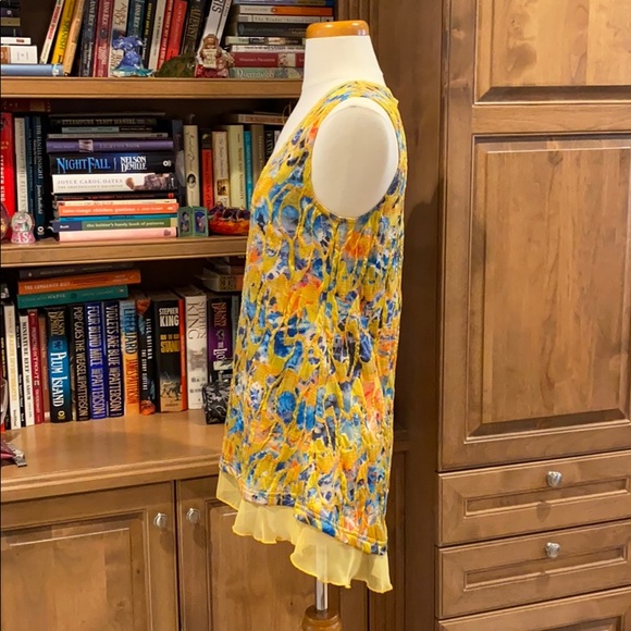 Textural Print Chemise - Picture 2 of 2